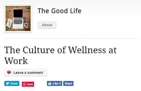 Chicago Now: The Culture of Wellness at Work