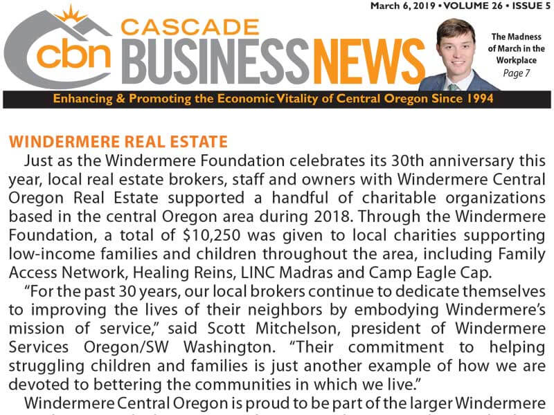 Cascade Business News