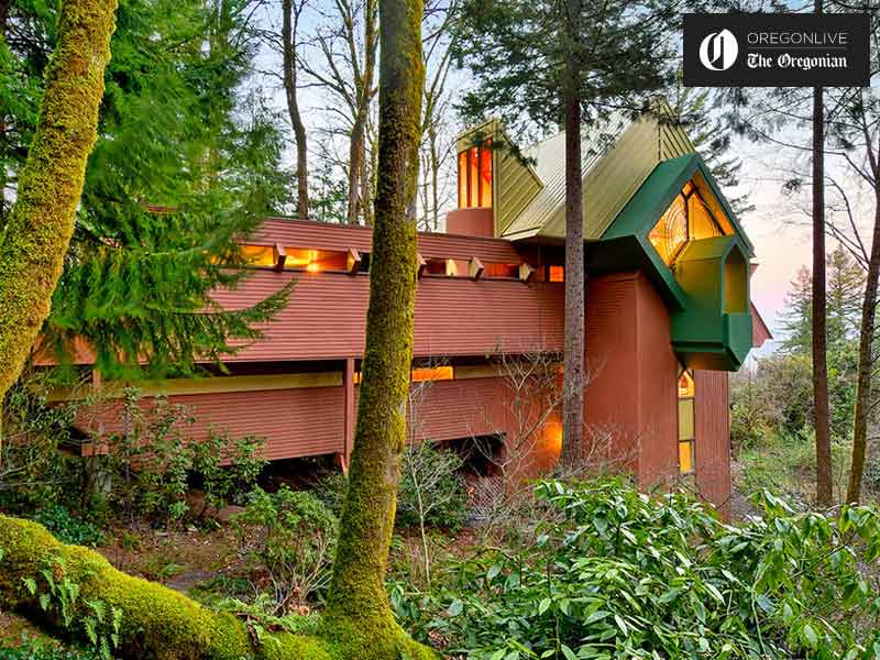 OregonLive: Architect Robert Oshatz’ modern triangle house hits the market for the first time in 35 years: Asking price $1.15 million