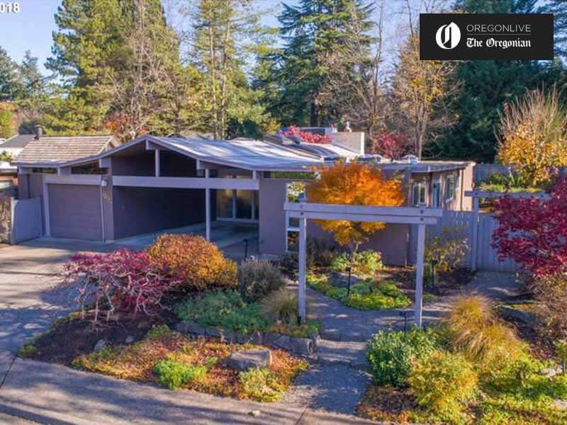 OregonLive: 4 glass-walled, midcentury modern homes with cool atriums are for sale